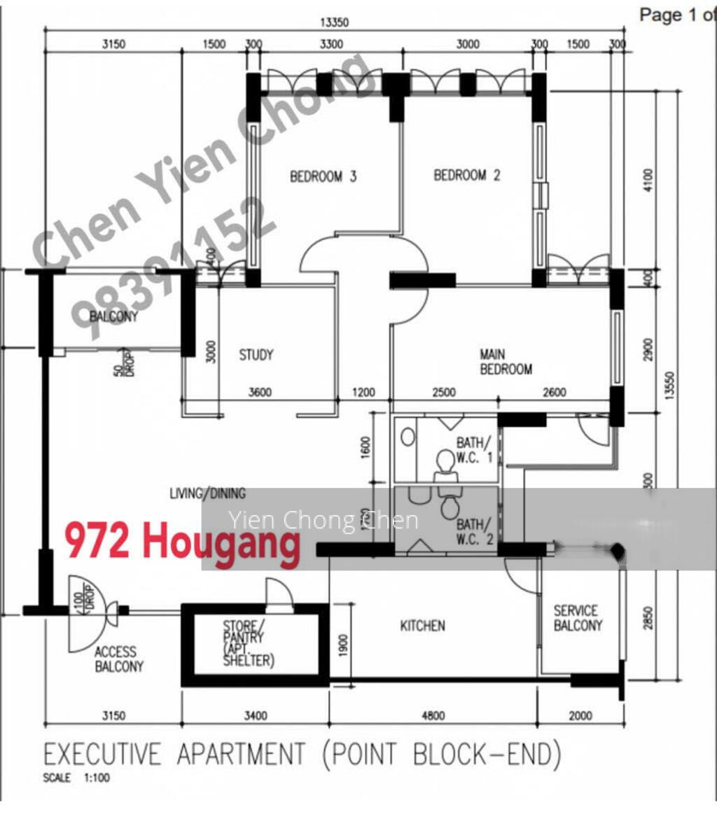Blk 972 Hougang Street 91 (Hougang), HDB Executive #292119231